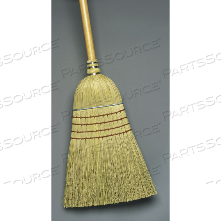 MILWAUKEE DUSTLESS NATURAL CORN BROOM, WAREHOUSE STYLE, 6 SEW by Gordon Brush Mfg. Co., Inc.
