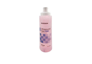 ULTRASOUND GEL, PINK, 8.5OZ VOLUME, BOTTLE CONTAINER TYPE, MCKESSON ACCEPTABLE DATING: WE WILL SHIP >=90 DAYS PRODUCT DATING, MEDIUM VISCOSI by McKesson