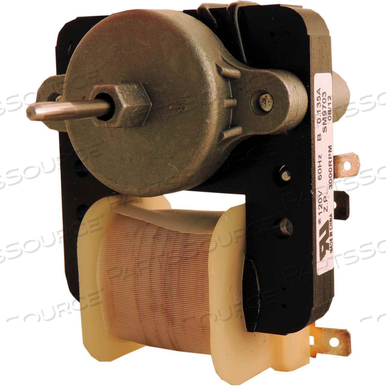 REFRIGERATOR EVAPORATOR FAN MOTOR REPLACES WHIRLPOOL W010189703 60 HZ 120V 3/4" SHAFT by Supco