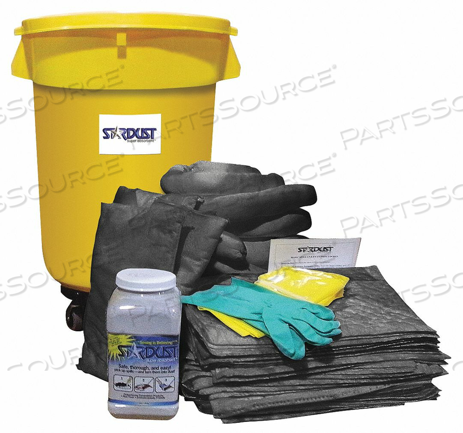 WHEELED SPILL KIT CHEM/HAZMAT by Stardust Spill Products WHEELED SPILL KIT CHEM/HAZMAT by Stardust Spill Products