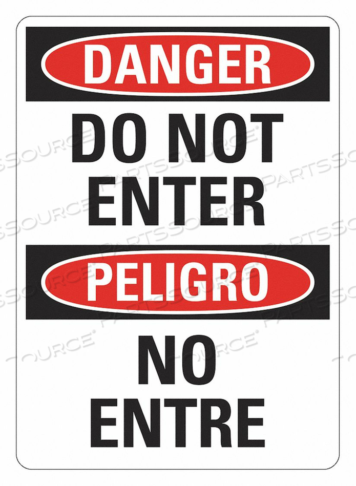 SIGN DO NOT ENTER 14 X10 by Lyle Signs Inc. SIGN DO NOT ENTER 14 X10 by Lyle Signs Inc.