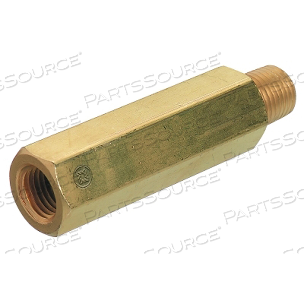 PIPE THREAD EXTENSION ADAPTERS, ADAPTER, 3,000 PSIG, BRASS, 1/4 IN (NPT) by Western Enterprises PIPE THREAD EXTENSION ADAPTERS, ADAPTER, 3,000 PSIG, BRASS, 1/4 IN (NPT) by Western Enterprises