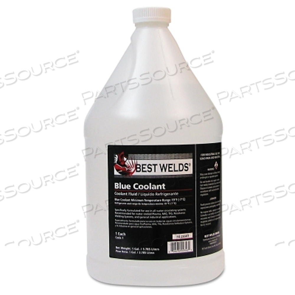 COOLANT FLUIDS, COLORLESS, -7 C TO 19 F, 1 GAL by Best Welds