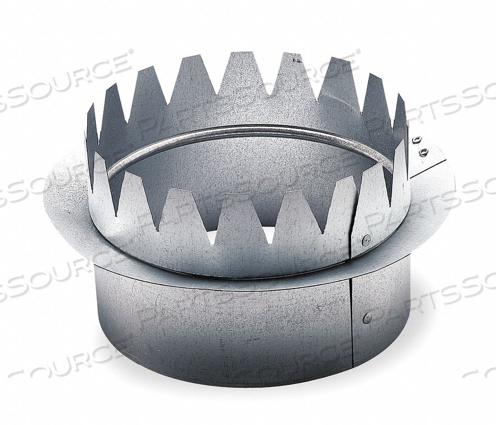 SNAP ON COLLAR ROUND GALVANIZED STEEL by Ameriflow