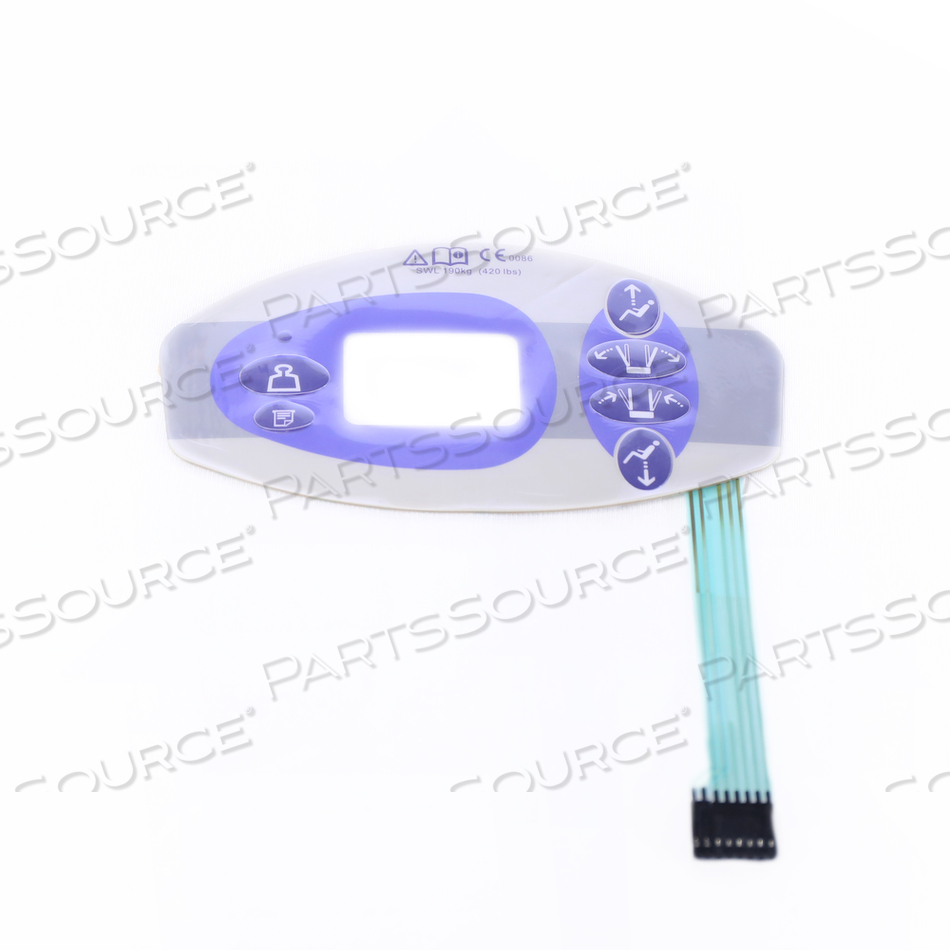 PANEL, MEMBRANE, SARA® PLUS, WITH SCALE, FOR SARA® PLUS PATIENT LIFT by Arjo Inc.