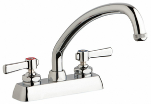 LOW ARC CHROME CHICAGO FAUCETS W4D BRASS by Chicago Faucets