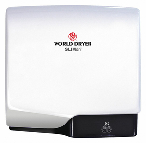 HAND DRYER ALUM COVER WHITE AUTOMATIC by World Dryer