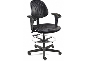 CHAIR 350 LB WT. CAP. BLACK SEAT by Bevco Precision Manufacturing
