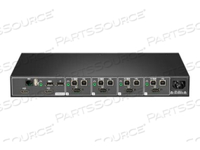 CYBEX SECURE MULTIVIEWER KVM SWITCH SCMV245DPH, KVM / AUDIO / USB SWITCH, 4 X KVM / AUDIO / USB, 1 LOCAL USER, AC 100, 240 V by Vertiv
