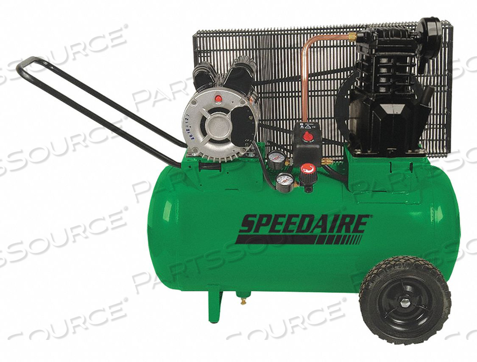 PORTABLE AIR COMPRESSOR 20GAL HORIZONTAL by Speedaire PORTABLE AIR COMPRESSOR 20GAL HORIZONTAL by Speedaire