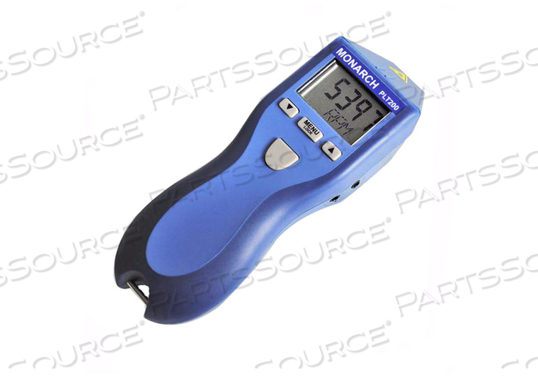 POCKET LASER TACHOMETER, 5 TO 200000 RPM OPTICAL, 0.001 TO 10 RPM RESOLUTION, 5-DIGITS, 5-ALPHA-NUMERIC LCD DISPLAY, 2 IN TO 25 FT WORKING D by Monarch Instrument POCKET LASER TACHOMETER, 5 TO 200000 RPM OPTICAL, 0.001 TO 10 RPM RESOLUTION, 5-DIGITS, 5-ALPHA-NUMERIC LCD DISPLAY, 2 IN TO 25 FT WORKING D by Monarch Instrument