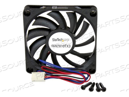 KEEP A SYSTEM RUNNING COOLER WITH A 70MM BALL BEARING CASE FAN - PC FAN - COMPUT by StarTech.com Ltd.