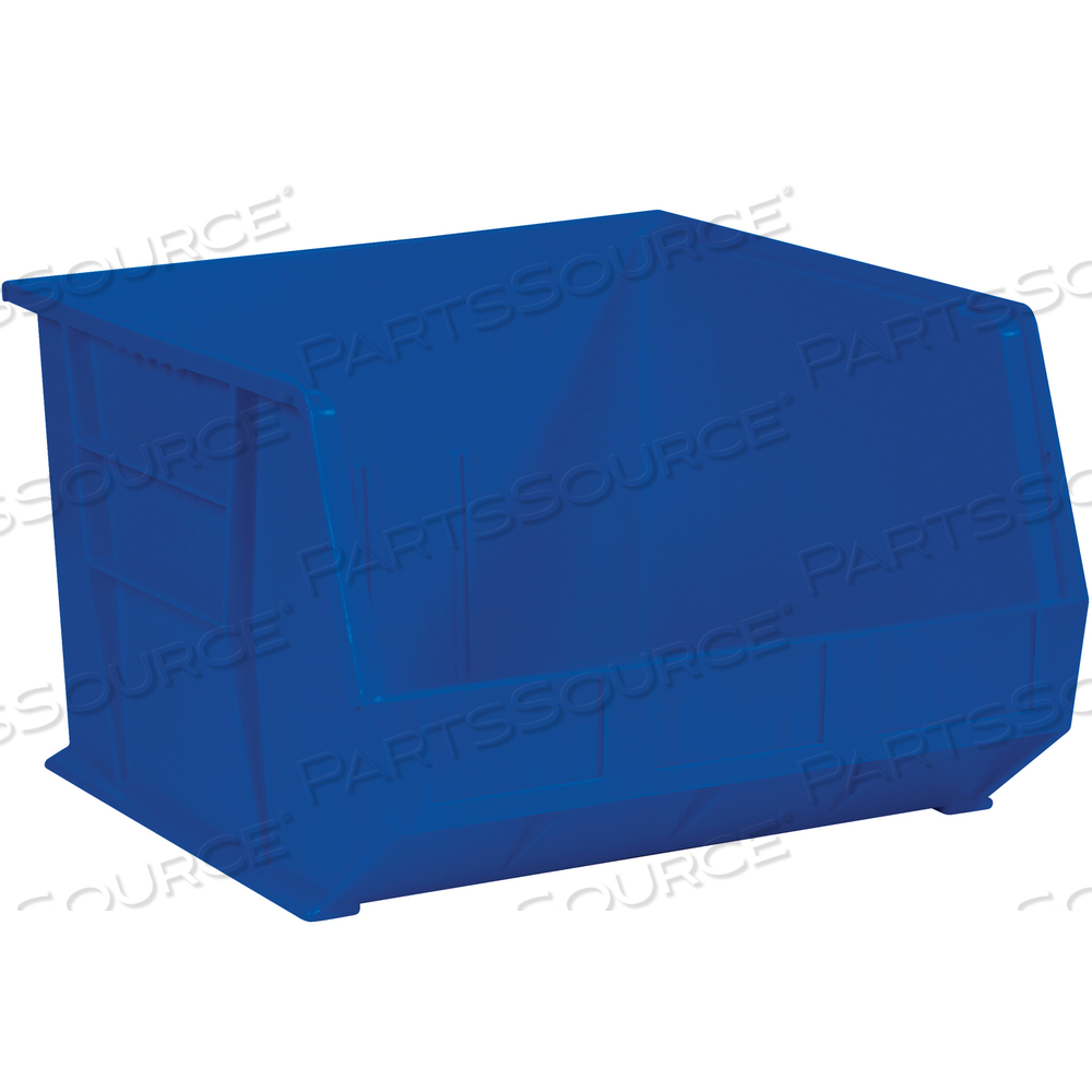 PLASTIC STACK & HANG BIN BOXES, 18" X 16 1/2" X 11", BLUE, 3/CASE by BOX Partners (Box Acquisitions, LLC)
