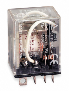 120V 10A DPDT RELAY W/INDICATR by Omron