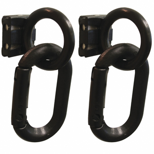 CARABINER MAGNET RING 3 BLACK PK6 by Mr. Chain