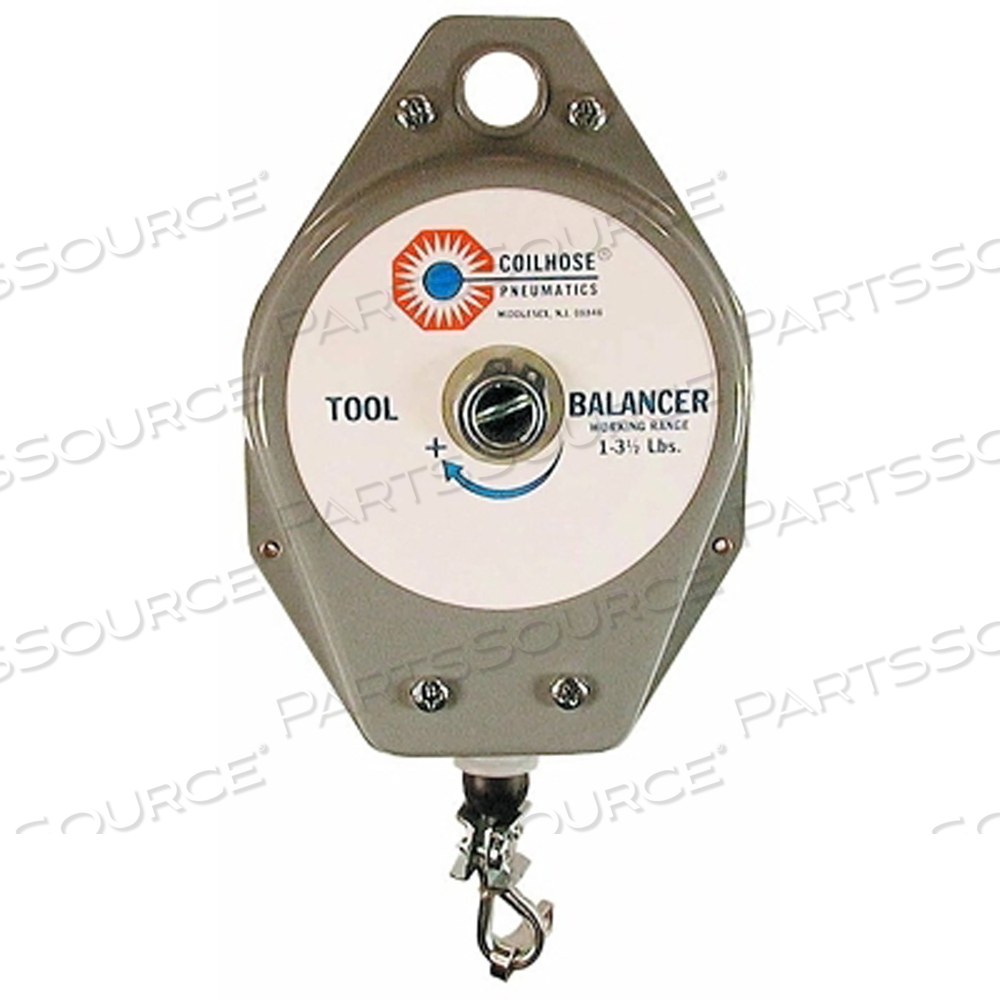 HEAVY DUTY MECHANICAL TOOL BALANCERS, 4.5 LB - 8 LB, 8 FT CABLE by Coilhose Pneumatics HEAVY DUTY MECHANICAL TOOL BALANCERS, 4.5 LB - 8 LB, 8 FT CABLE by Coilhose Pneumatics