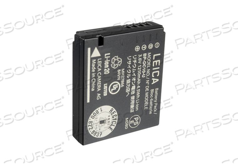 BATTERY RECHARGEABLE, LITHIUM ION, 3.6V, 1250 MAH, 4.5 WH 