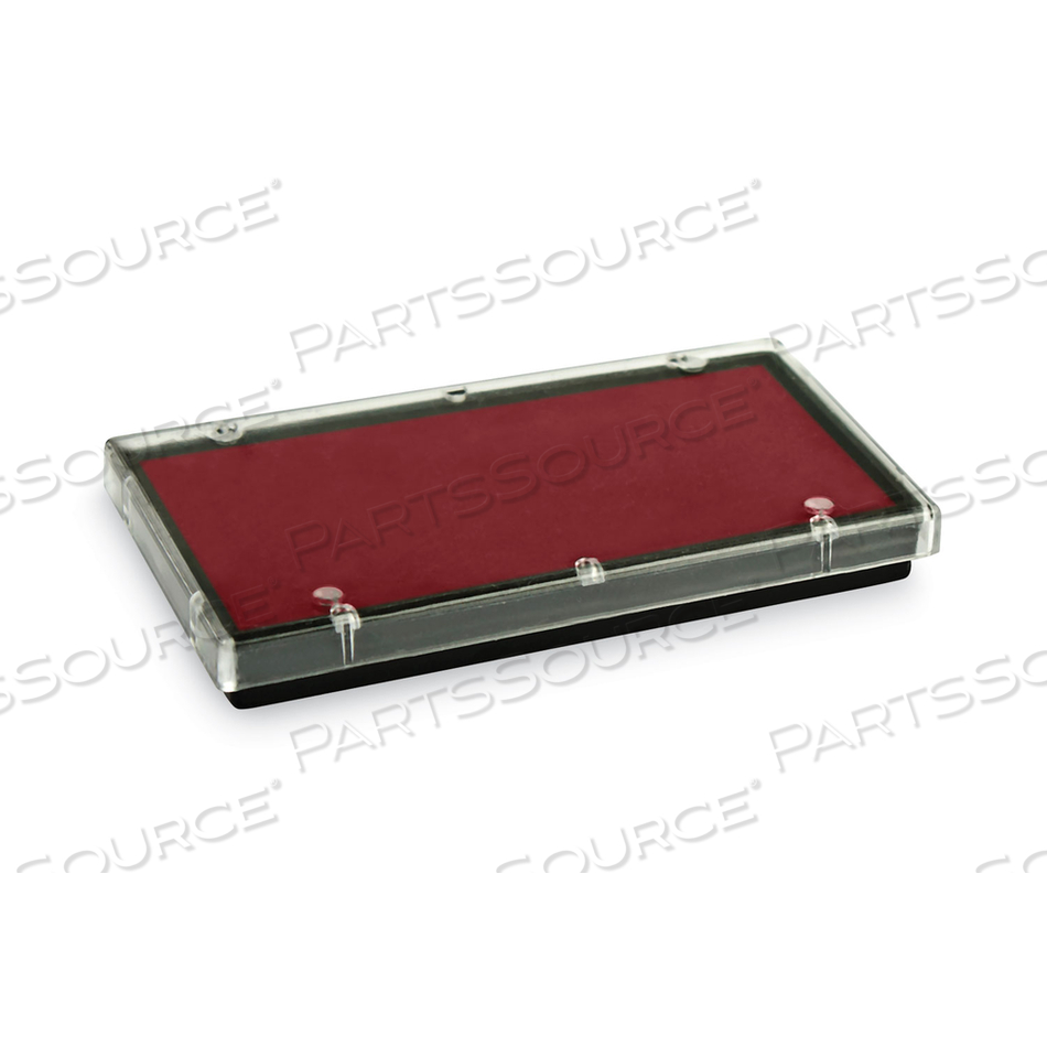 REPLACEMENT INK PAD FOR 2000PLUS 1SI20PGL, 1.63" X 0.25", RED by 2000Plus