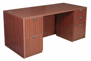 OFFICE DESK 66 X 29 X 30 IN MAHOGANY by Regency