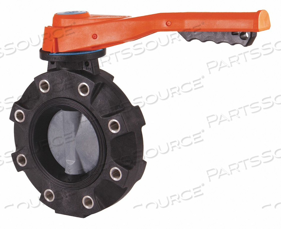 BUTTERFLY VALVE CPVC EPDM 2.5IN LVR LUG by Hayward