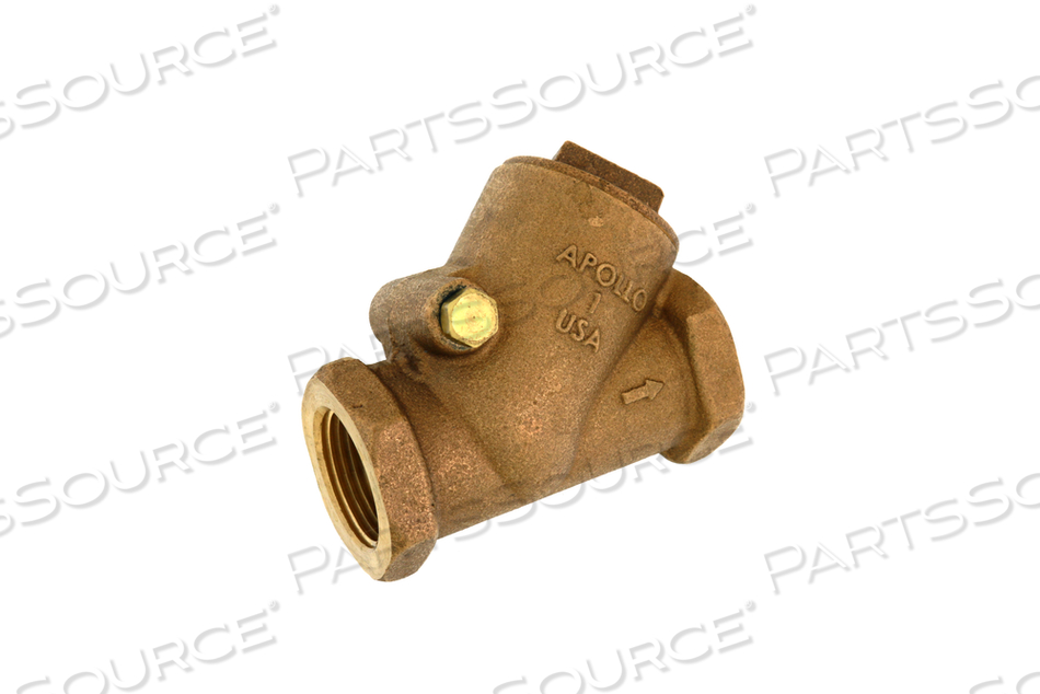 SWING CHECK VALVE, 1 NPT, BRASS by Getinge USA Sales, LLC
