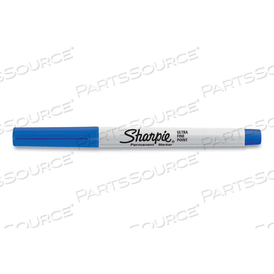 ULTRA FINE TIP PERMANENT MARKER, EXTRA-FINE NEEDLE TIP, BLUE by Sharpie