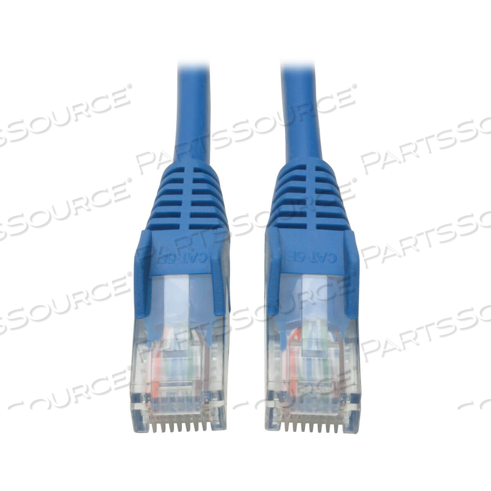 ETHERNET CABLE, CAT5E 350 MHZ SNAGLESS MOLDED (UTP) (RJ45 M/M), POE, BLUE, 1 FT by Tripp Lite