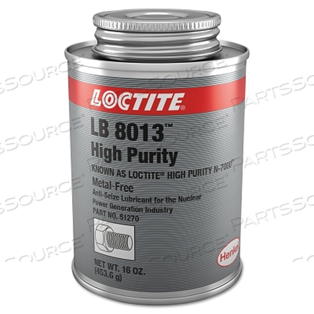 N-7000 HIGH PURITY ANTI-SEIZE, METAL FREE, 1 LB BRUSH TOP CAN by Loctite Brand