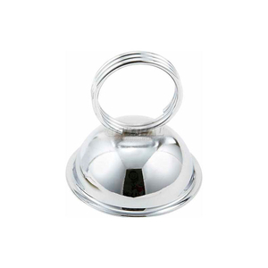 RING CLIP MENU HOLDER, 5-1/2"W, 2-1/8"H, STAINLESS STEEL by Winco DWL International, LLC