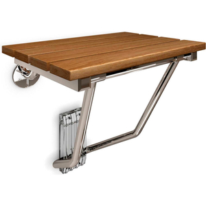 SHOWER SEAT SHOWER SEAT, NATURAL TEAK WOOD, 15"W, NATURAL TEAK by Dreamline