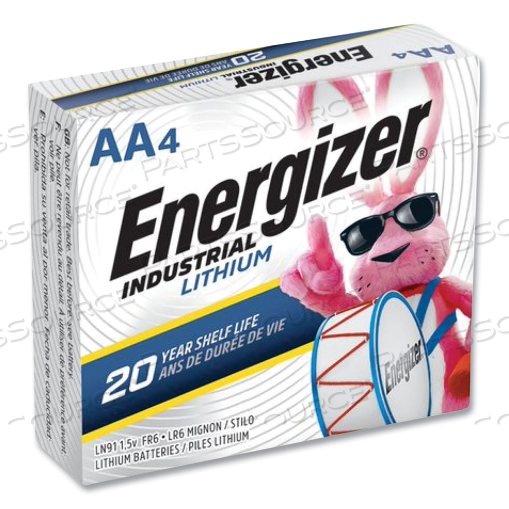 INDUSTRIAL LITHIUM AA BATTERY, 1.5 V by Energizer