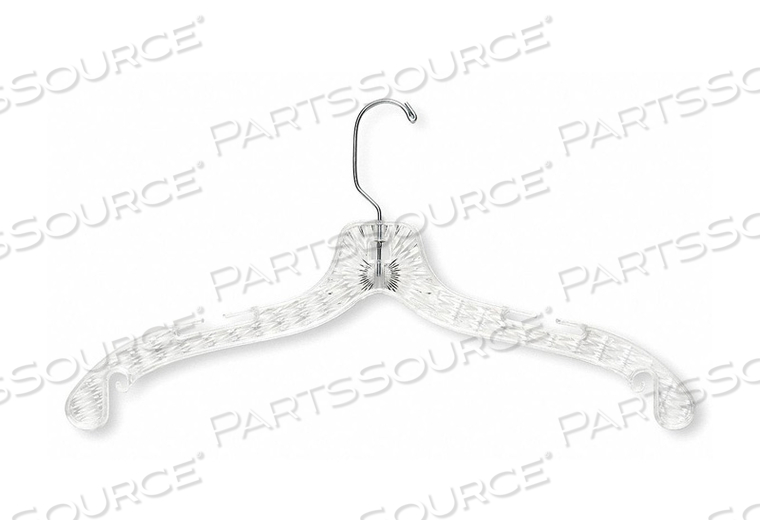 CRYSTAL CUT DRESS HANGER CLEAR PK8 by Honey-Can-Do