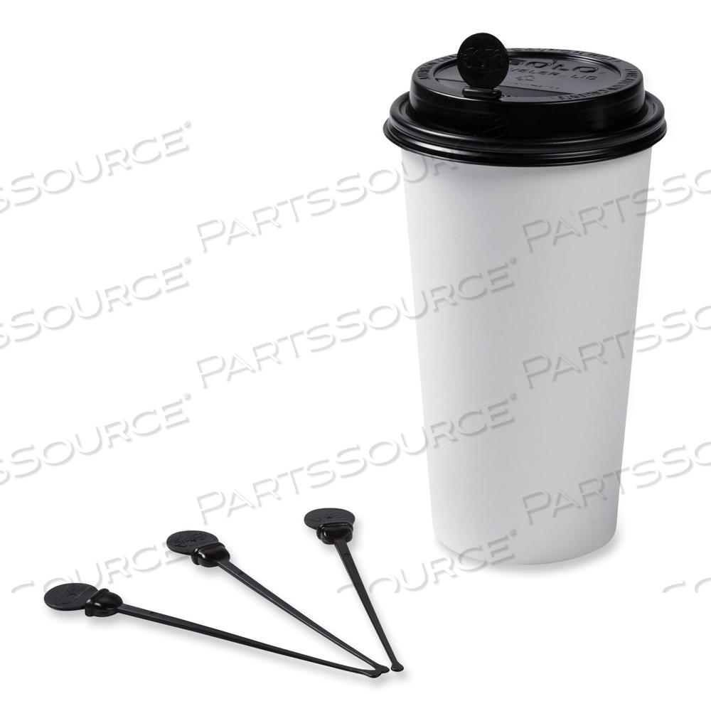 BEVERAGE PLUGS, 4.75", BLACK by Royal Paper