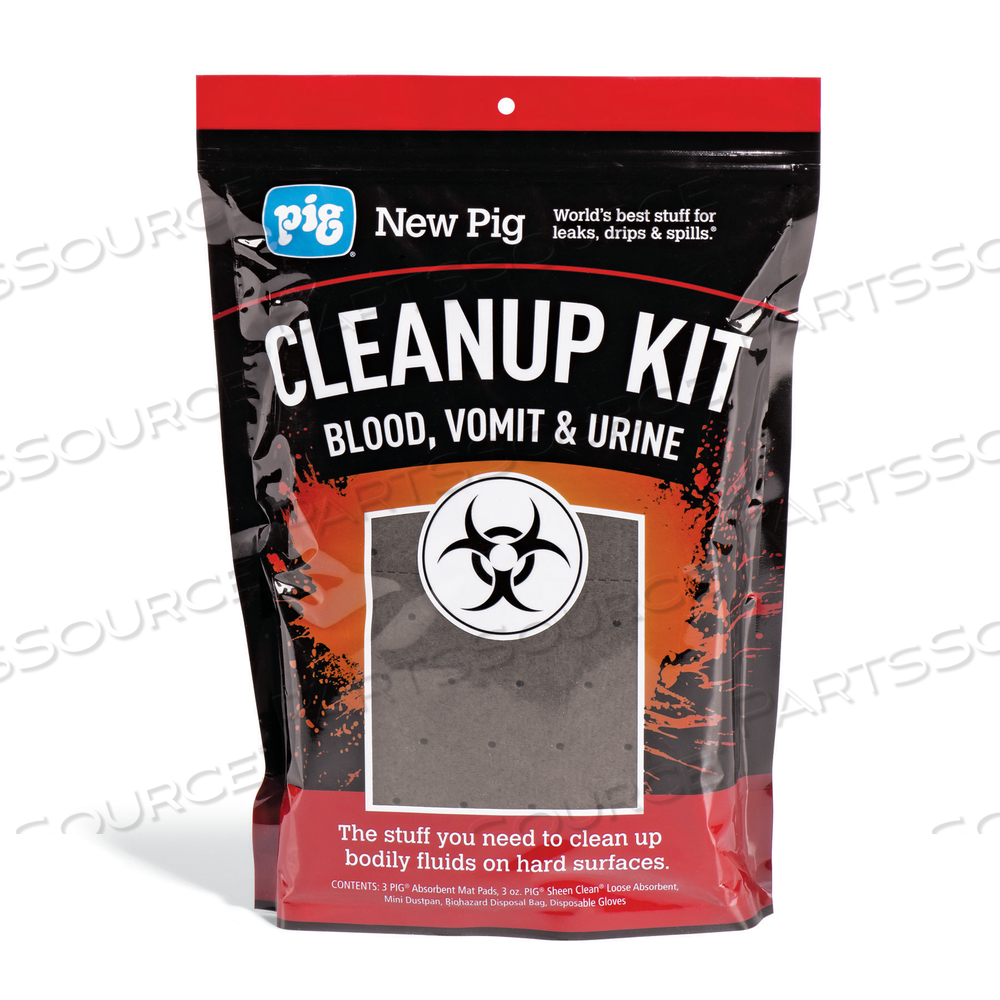 PIG BLOOD, VOMIT & URINE CLEANUP KIT by New Pig Corporation