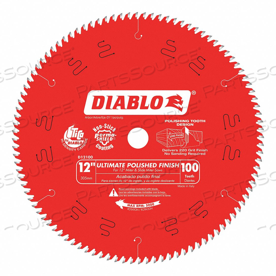 CIRCULAR SAW BLADE BLADE DIA 12 IN. by Diablo CIRCULAR SAW BLADE BLADE DIA 12 IN. by Diablo