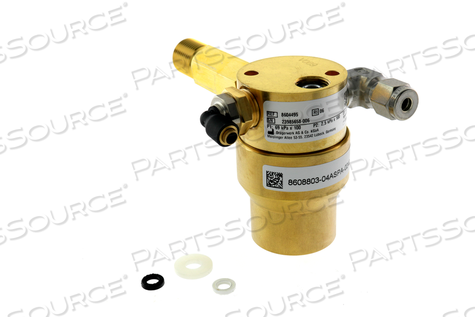 SHORT PRESSURE REGULATOR KIT, FOR O2/AIR VENTILATOR PARTS by Draeger Inc.