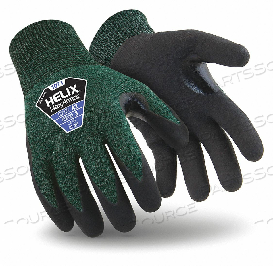 CUT RESISTANT GLOVES A2 CUT LEVEL M PR by HexArmor