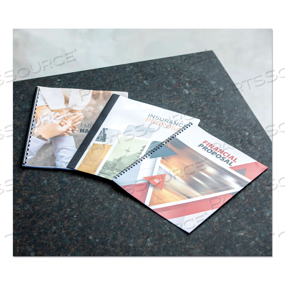 WIRE BINDINGS, 1/2" DIAMETER, 100 SHEET CAPACITY, BLACK by Fellowes