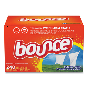 FABRIC SOFTENER SHEETS, OUTDOOR FRESH, 240 SHEETS/BOX by Bounce