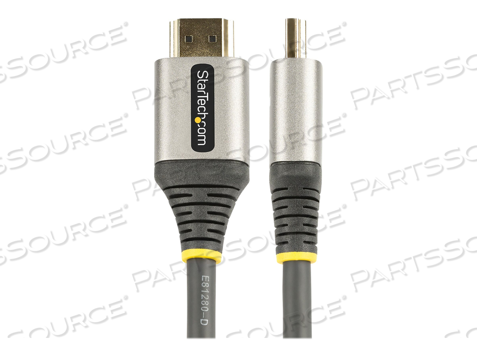 16FT (5M) PREMIUM CERTIFIED HDMI 2.0 CABLE, HIGH-SPEED ULTRA HD 4K 60HZ HDMI CABLE WITH ETHERNET, HDR10, ARC, UHD HDMI VIDEO CORD, FOR UHD M by StarTech.com Ltd. 16FT (5M) PREMIUM CERTIFIED HDMI 2.0 CABLE, HIGH-SPEED ULTRA HD 4K 60HZ HDMI CABLE WITH ETHERNET, HDR10, ARC, UHD HDMI VIDEO CORD, FOR UHD M by StarTech.com Ltd.