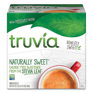 NATURAL SUGAR SUBSTITUTE, 0.07 OZ PACKET, 400 PACKETS/BOX by Truvia