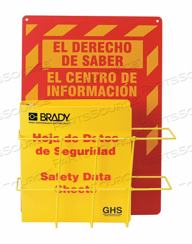 INFORMATION CENTER RIGHT TO KNOW SDS by Brady Americas