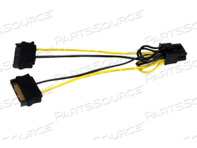 CONVERT TWO 15-PIN SATA POWER SUPPLY CONNECTORS TO AN 8-PIN PCI EXPRESS VIDEO CA by StarTech.com Ltd.
