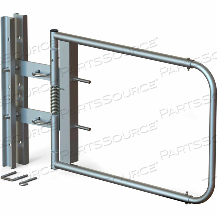 UNIVERSAL SELF CLOSING SWING GATE, STAINLESS STEEL, 40"-48" OPENING 