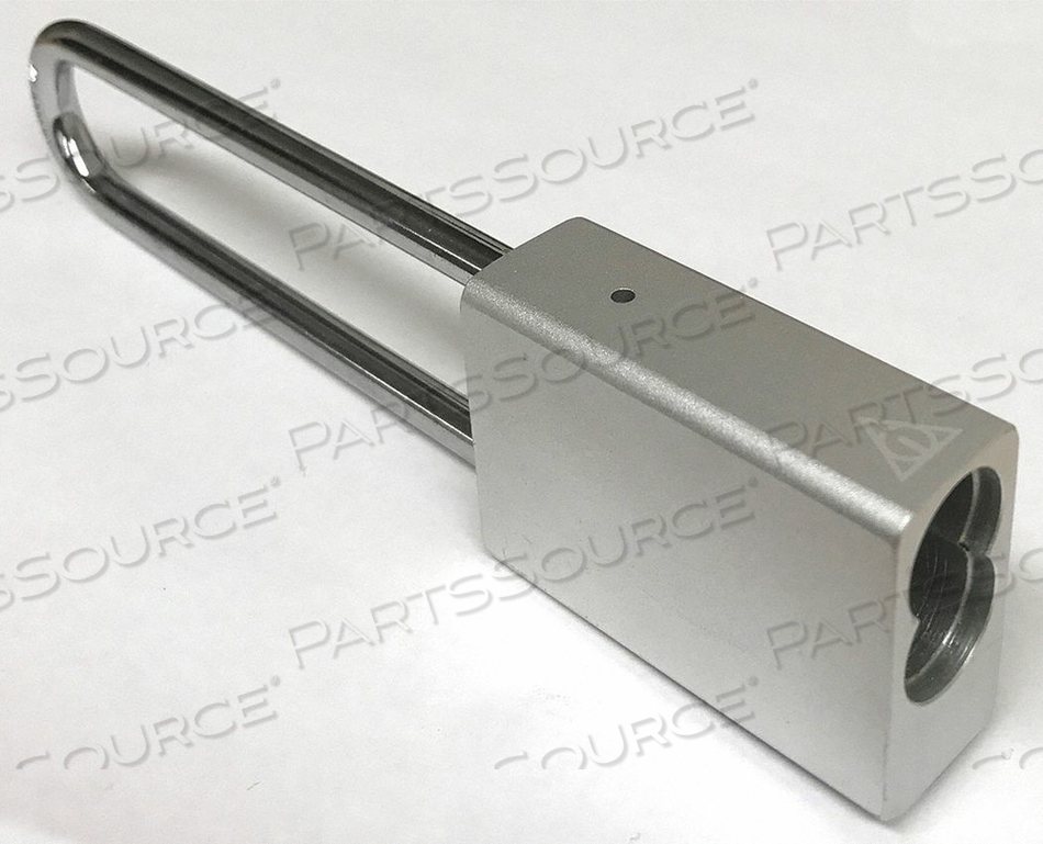 KEYED PADLOCK 11/16 IN RECTANGLE SILVER by Delta Lock