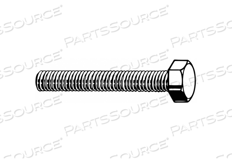 HEX HEAD CAP SCREW, STEEL, CLASS 10.9, BLACK OXIDE, M12-1.25, EXTRA FINE, 30 MM LG, METRIC by Fabory