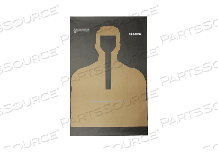 WI PD MOD BT-5 QUALIFICATION TGT PK50 by LE Targets