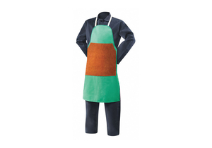 COTTON BIB APRON FLAME RESIST 36 GREEN by Steiner