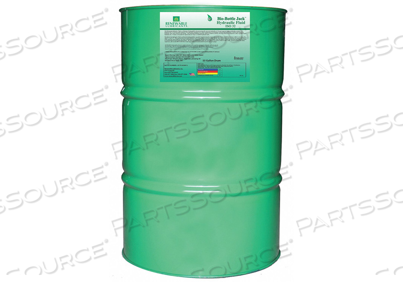 BIODEGRADABLE HYDRAULIC FLUID 55 GAL by Renewable Lubricants