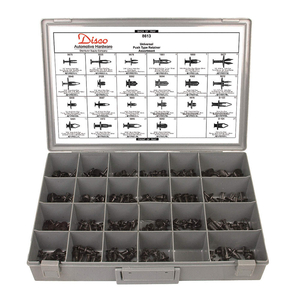 UNIVERSAL SHIELD RETAINER ASSORTMENT, 204 PIECES by Approved Vendor